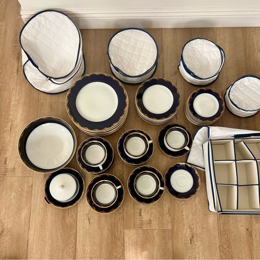 Vtg 52 Pcs 80s Rosenthal Frederick The‎ Great Porcelain Dinnerware Dinner Set